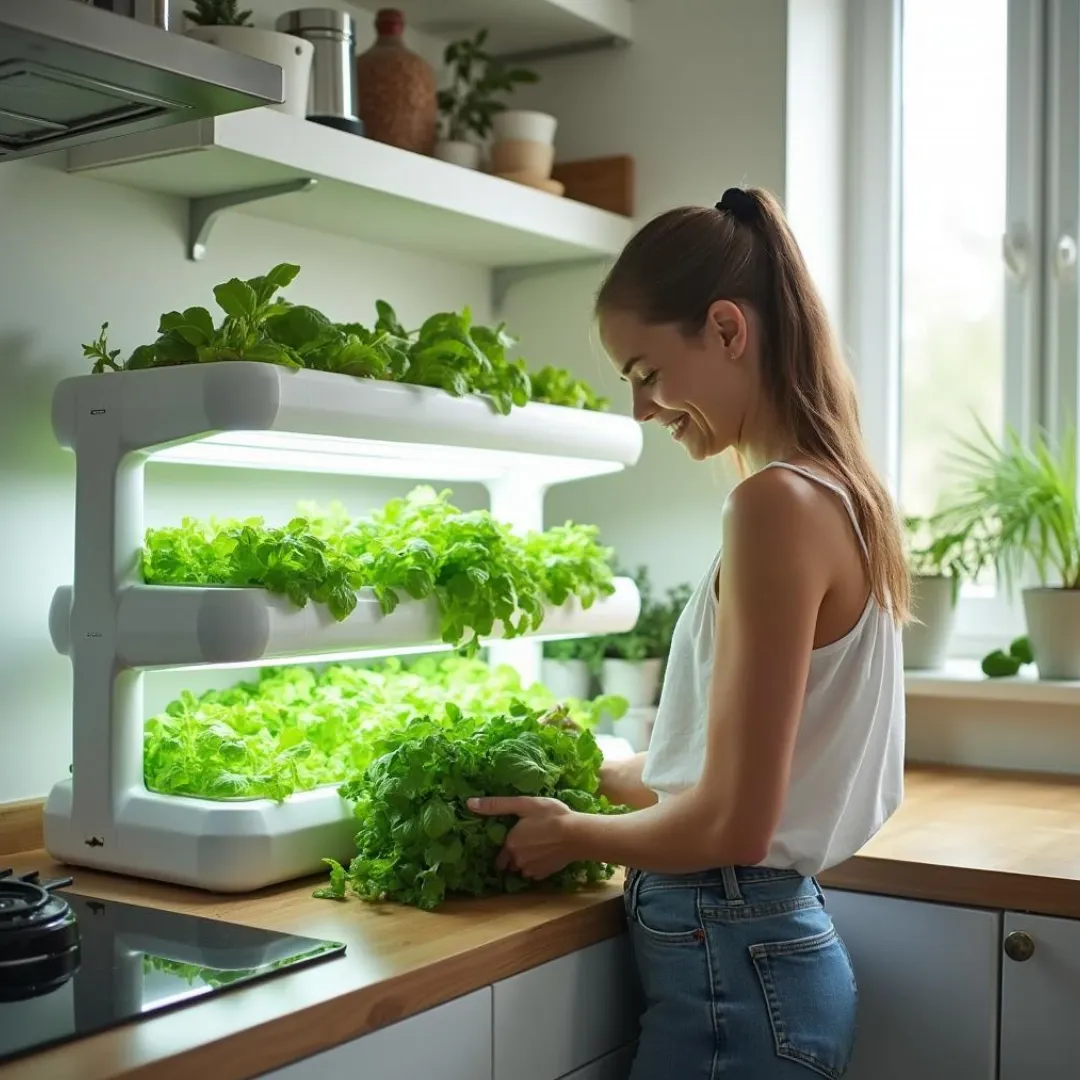 Topraksiz Tarim Mutfak Dikey Sistem